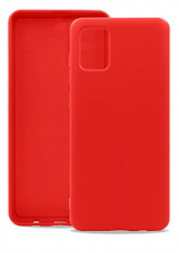 Чехол силиконовый Silicon Cover для Samsung A52 (Красный)