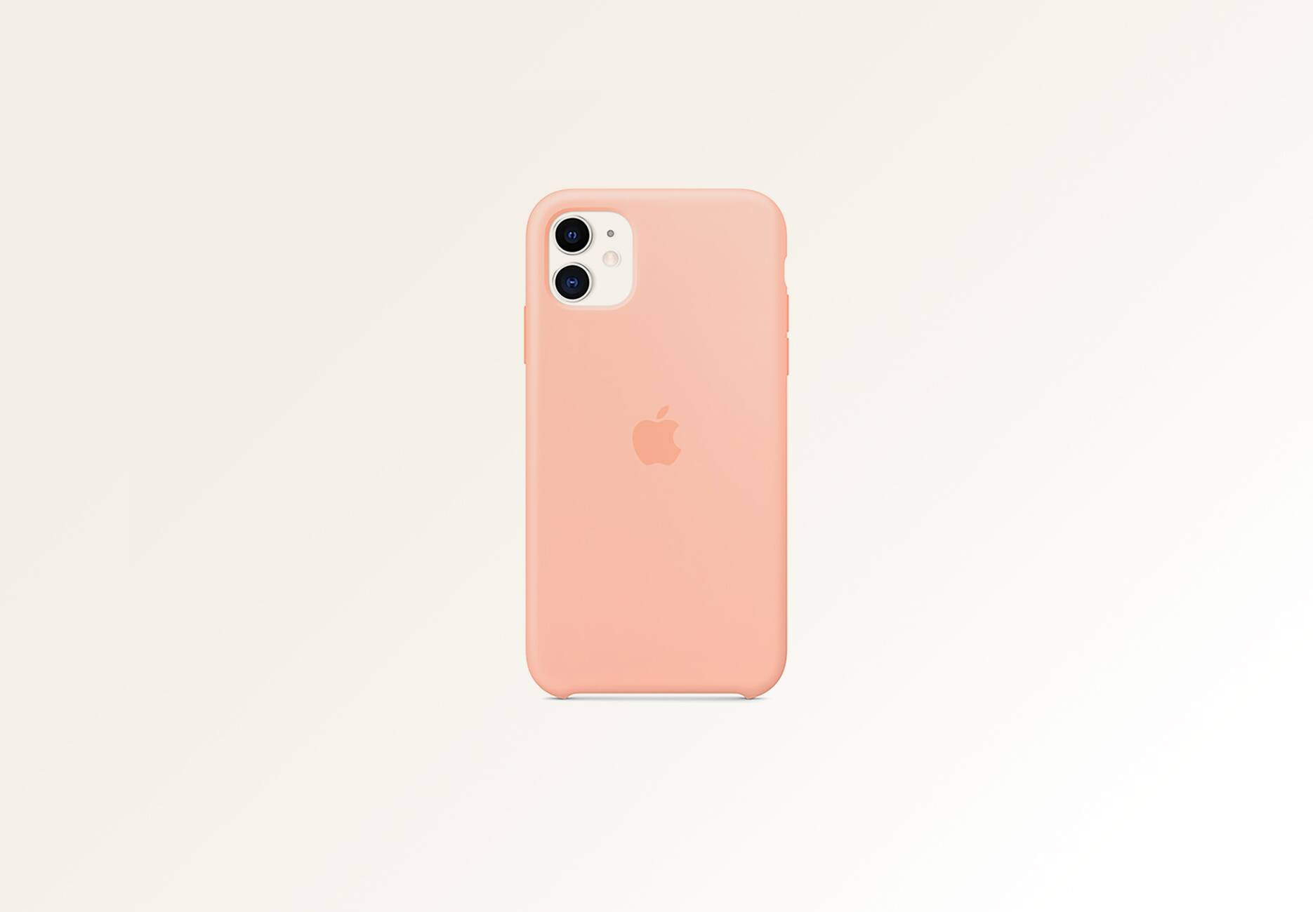 Чехол для Apple iPhone 11 Silicon Case Protect (Розовый грейпфрут)