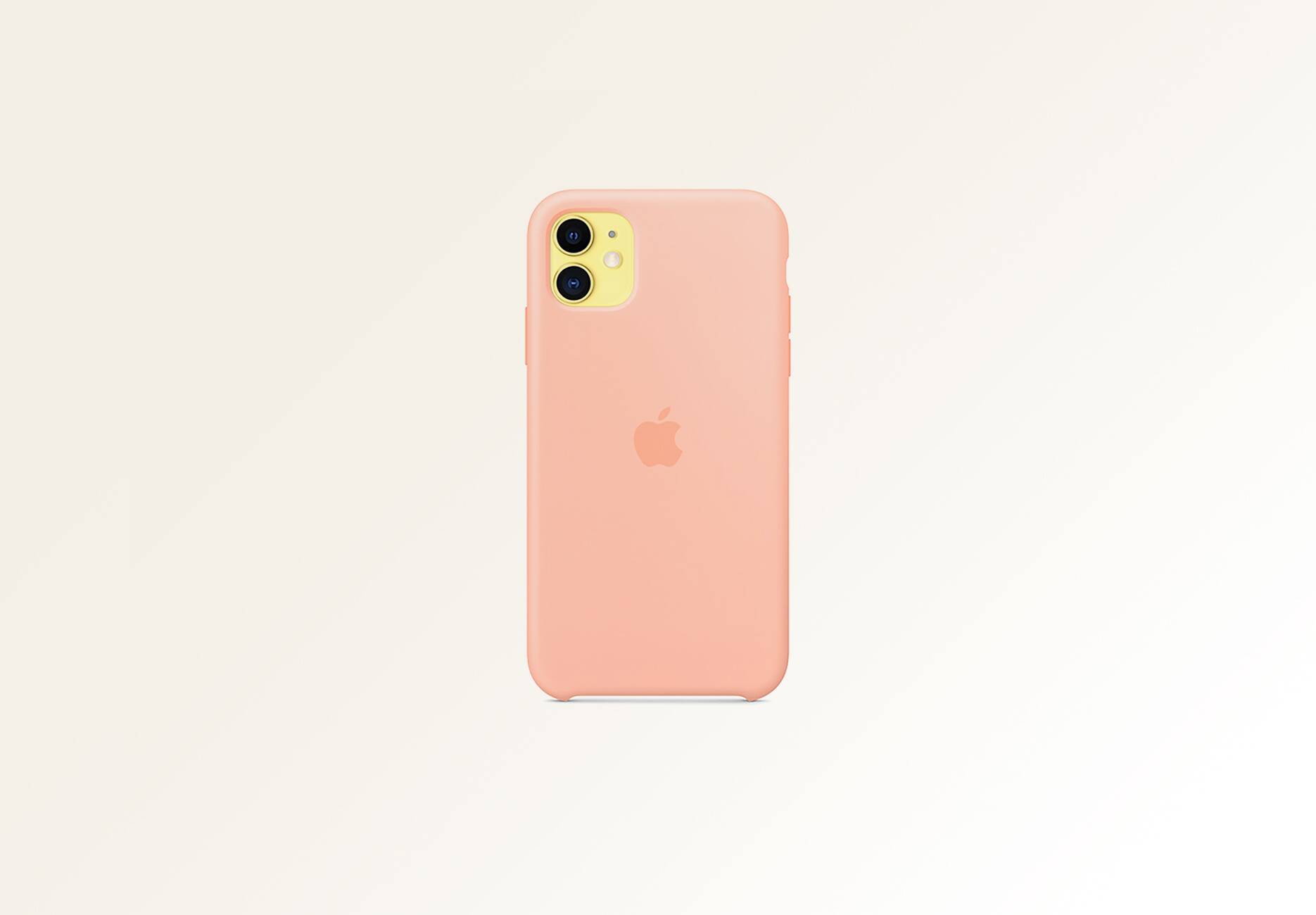 Чехол для Apple iPhone 11 Silicon Case Protect (Розовый грейпфрут)