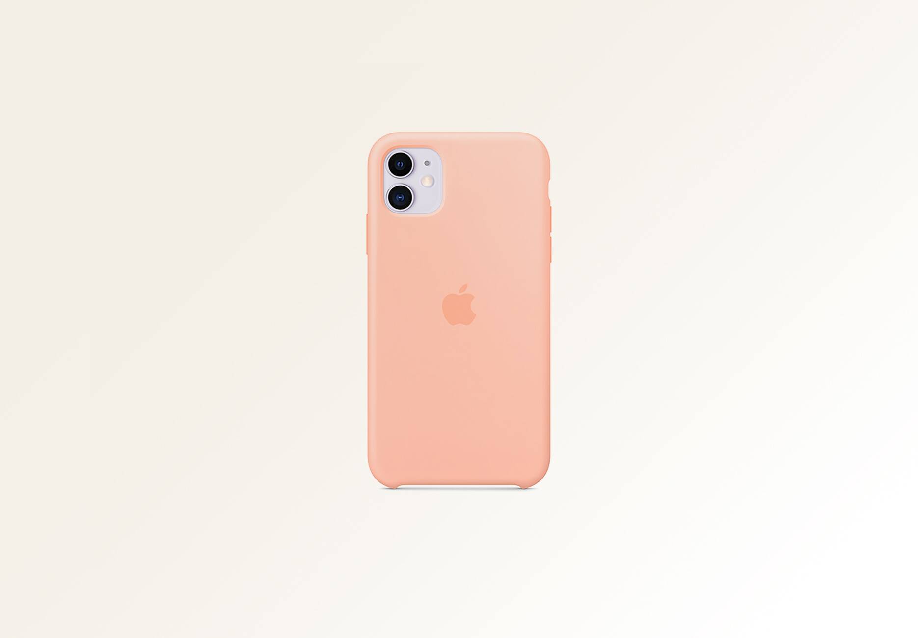 Чехол для Apple iPhone 11 Silicon Case Protect (Розовый грейпфрут)