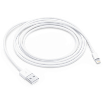 Кабель Apple USB-A - Lightning Cable 2.0m (Белый)