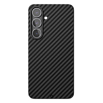 Чехол защитный VLP Kevlar Case MagSafe для Samsung Galaxy S25+ (Черный)