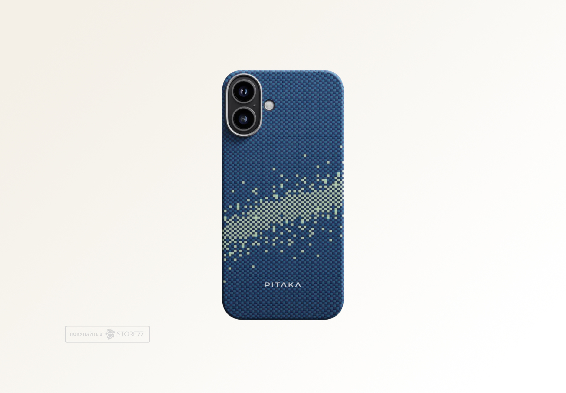 Чехол Pitaka StarPeak Tactile Woven для iPhone 16 Plus (Milky Way Galaxy)