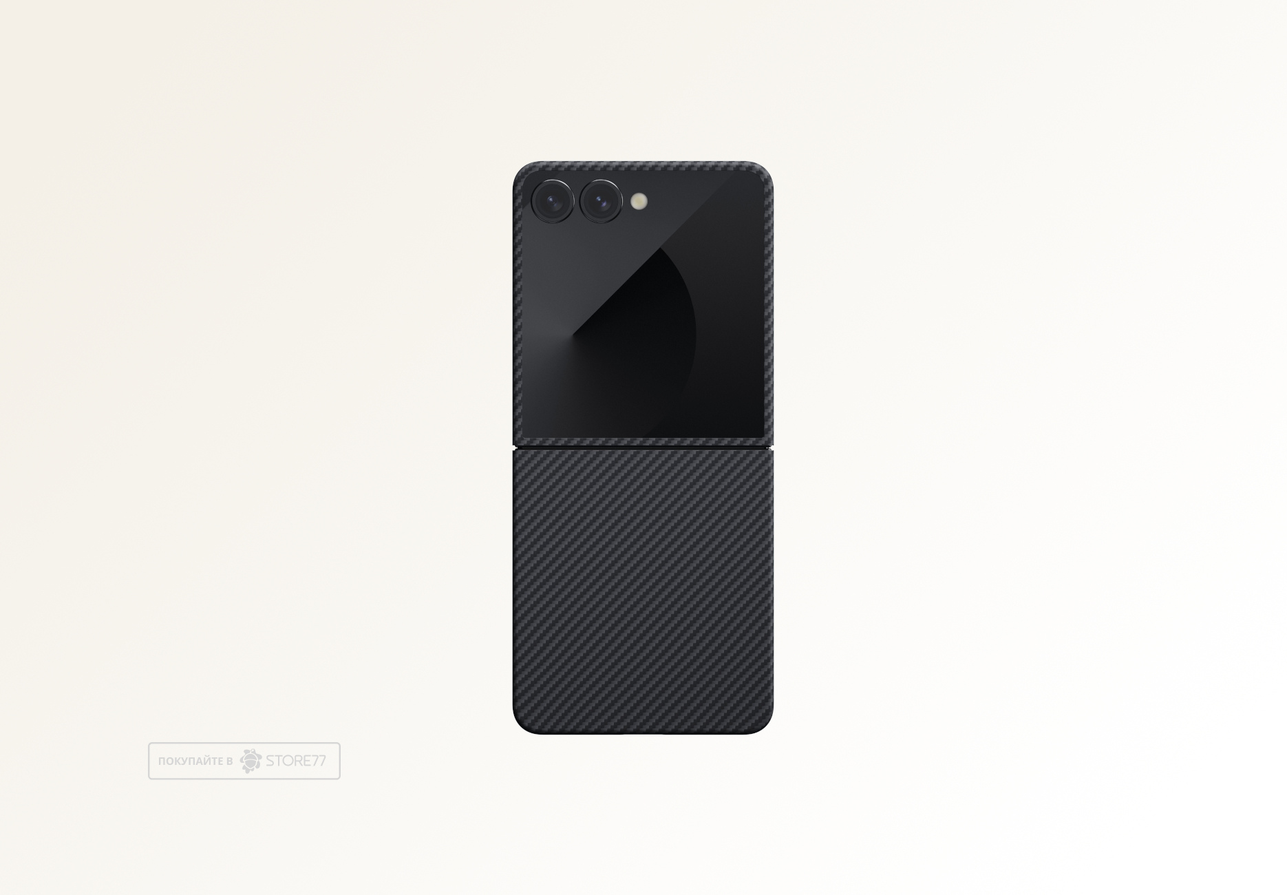 Чехол Pitaka Galaxy Z Flip 7 Ultra-Slim Case (Black/Grey)