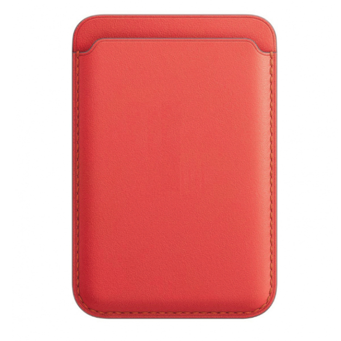 Чехол-бумажник Protect MagSafe для iPhone, экокожа (Оранжевый)
