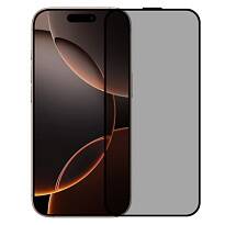 Защитное стекло Gerlax 9H для iPhone 16 Pro Max (Антишпион)