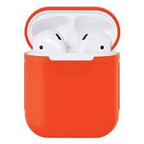 Чехол для Apple AirPods 2 силиконовый (Оранжевый)