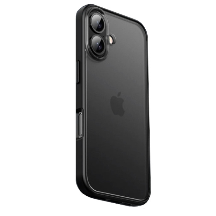 Чехол Gurdini Shockproof для iPhone 16 Plus противоударный (Черный)