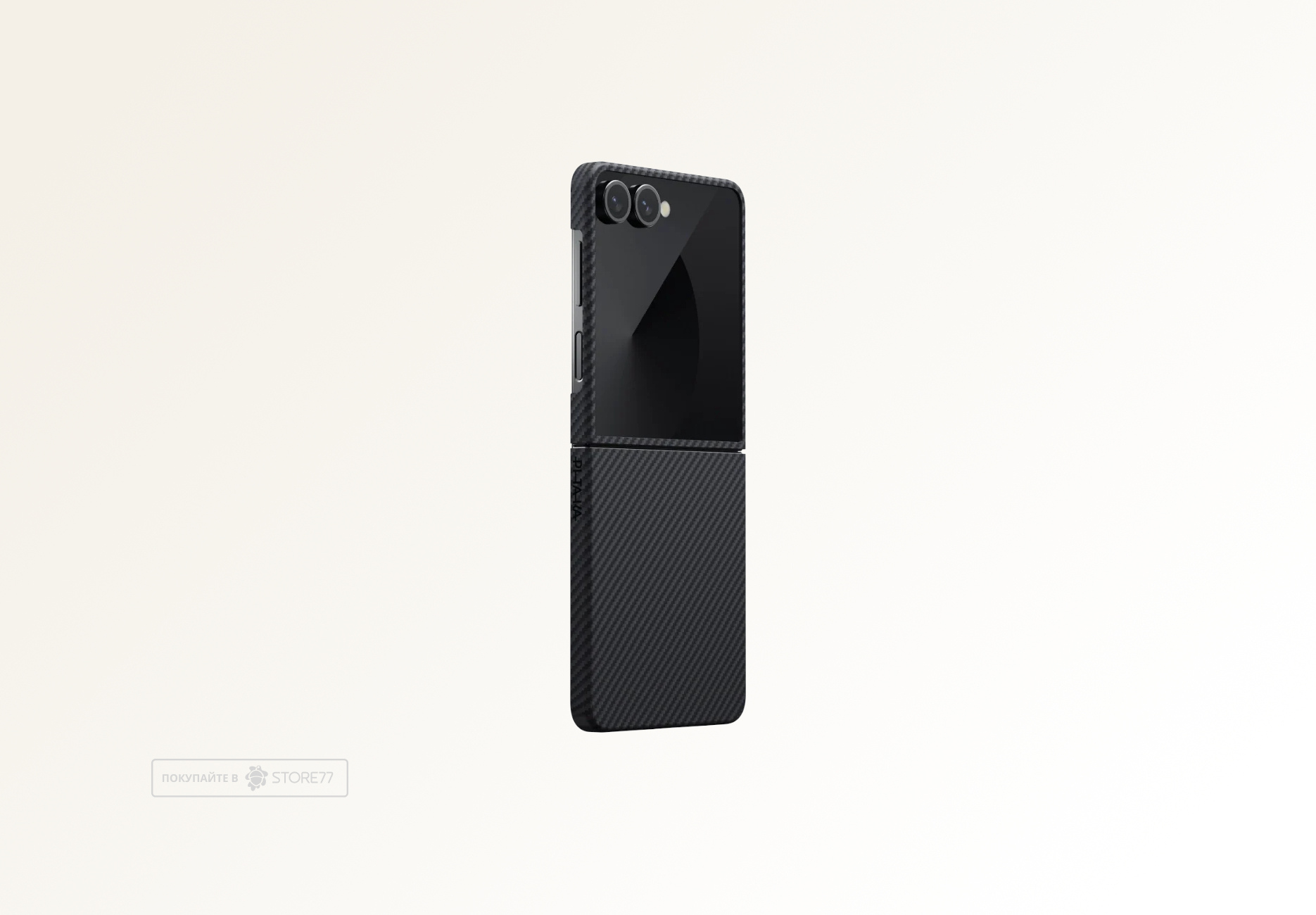 Чехол Pitaka Galaxy Z Flip 7 Ultra-Slim Case (Black/Grey)