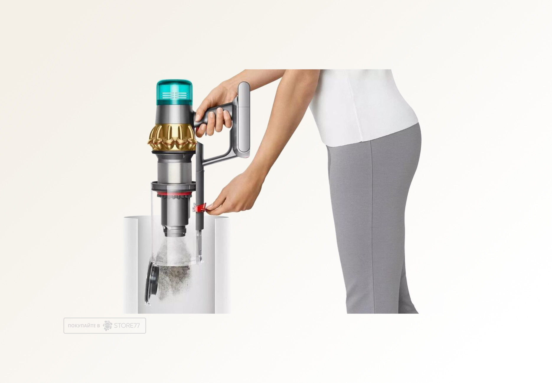 Беспроводной пылесос Dyson V15 Detect Absolute SV47 (Золотой/Золотой) Вилка EU