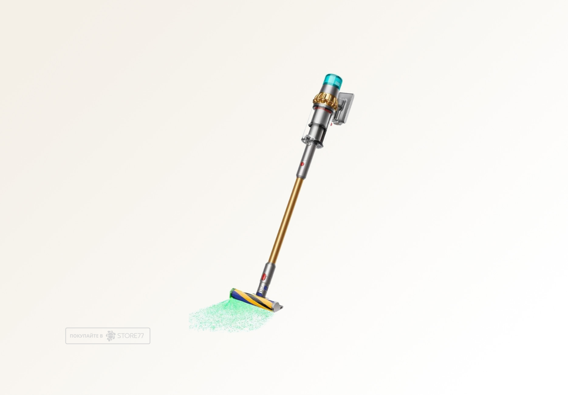 Беспроводной пылесос Dyson V15 Detect Absolute SV47 (Золотой/Золотой) Вилка EU